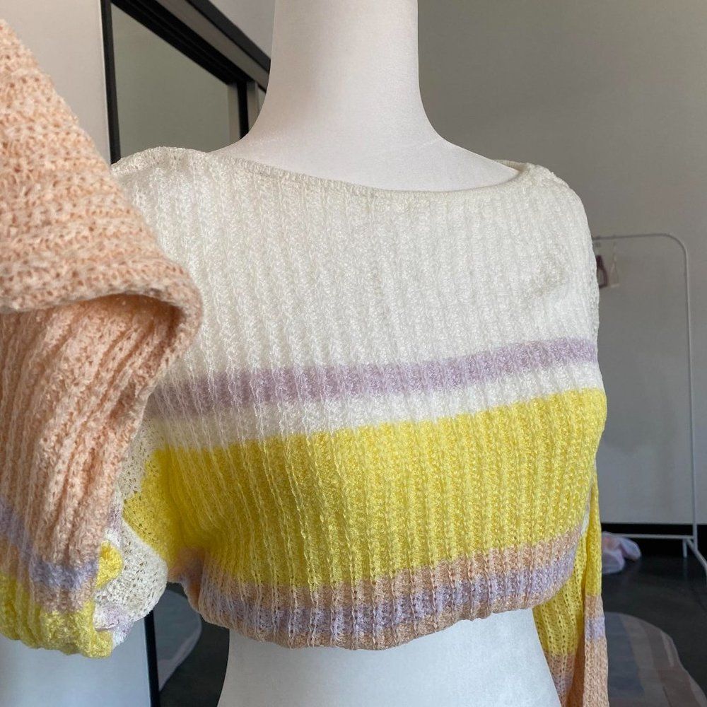 Color Block Knitted Top - Picture 4 of 4